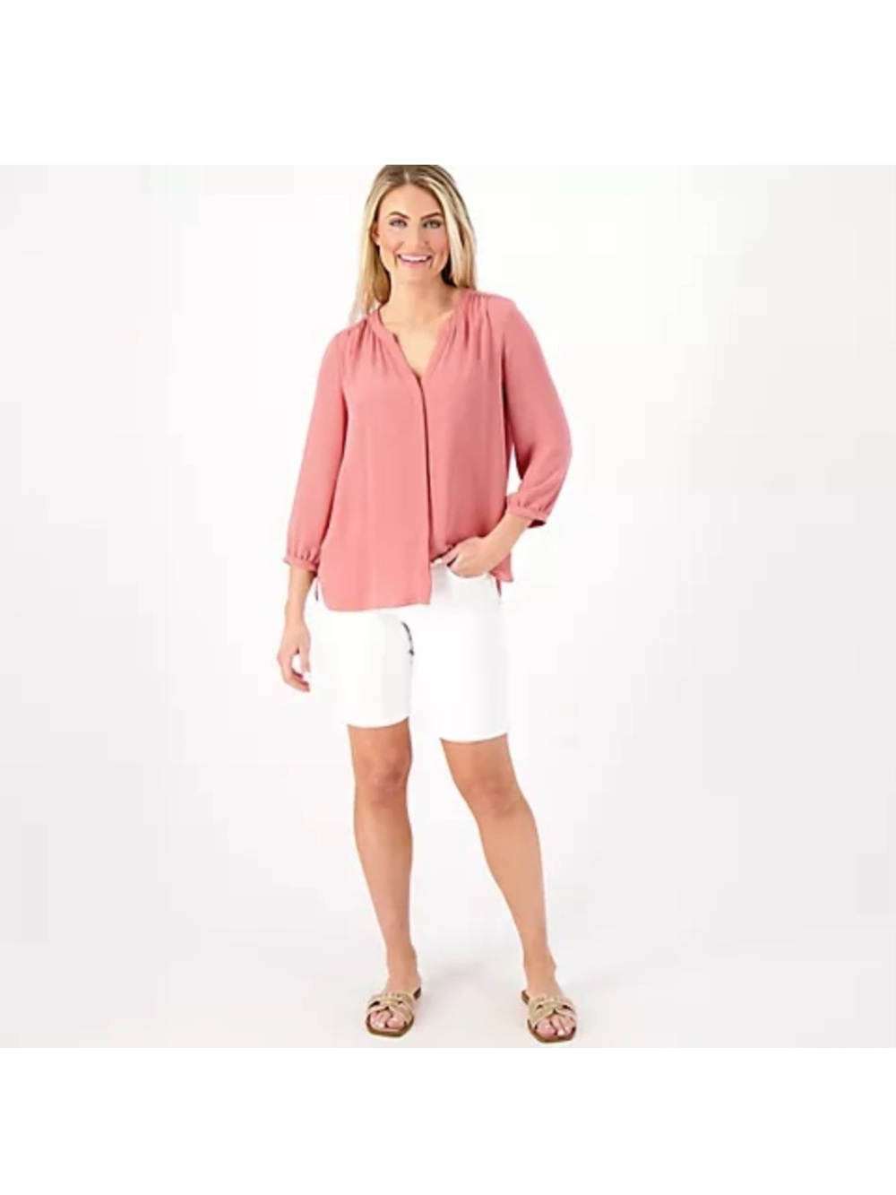 NYDJ Size Chart Graphic in Pink and White